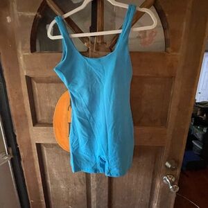 Elegant Blue Women's Bodysuit